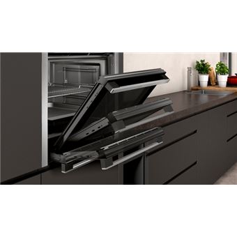 Neff N 50 B6ACM7AH0 - Four - encastrable - WiFi - niche - largeur : 56 cm - profondeur : 55 cm - hauteur : 58.5 cm - avec système auto-nettoyant - classe A - acier inoxydable