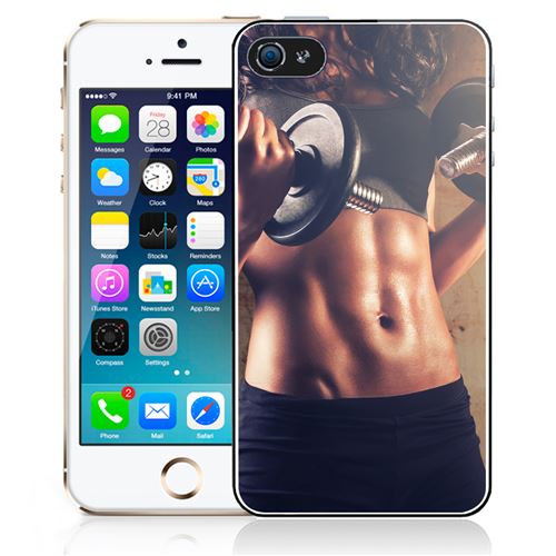 Coque pour iPhone 5C girl musculation