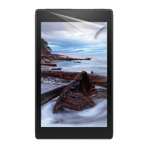 NuPro - Film de protection d'écran pour Fire HD 8 (tablette 8 pouces, 7ème et 8ème générations, 2017 et 2018), Lot de 2, Transpar