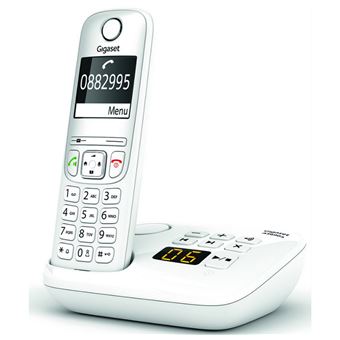 Téléphone sans fil dect blanc avec répondeur Gigaset gigaas690ablanc