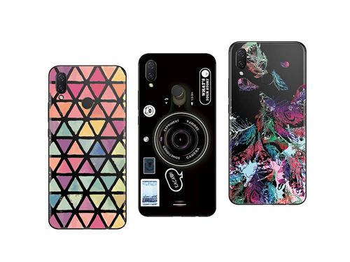 Huawei P Smart Plus ( P SMART + ) 3 coques gel souple et Résistant Anti Choc (Pack#3)