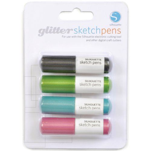 Stylos Silhouette Sketch 4Pkg-Glitter