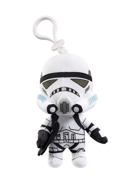Peluche star wars avec son et porte cle : stormtrooper 13cm