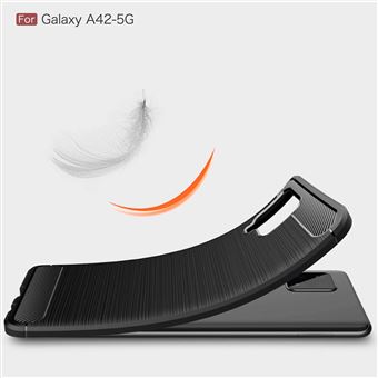5€55 sur Coque de protection pour Samsung Galaxy A42 5G Fibre de Carbone  Noir - Coque et étui téléphone mobile - Achat & prix