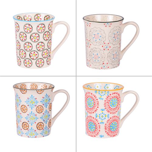 Table Passion Coffret De 4 Mugs Bohème 30 Cl - Image 3