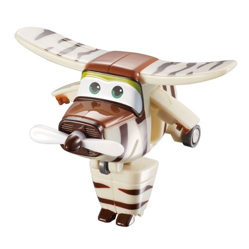 Super Wings pion Transform-A-Bots! Bello 6 cm brun / blanc