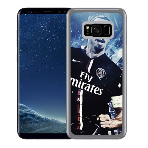 Coque pour Samsung Galaxy S8 football zlatan psg