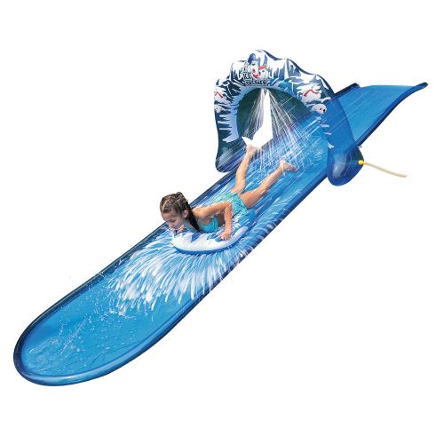 Toboggan aquatique avec planche de surf jardin 097205