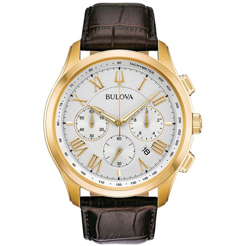 Bulova Montre Homme 97B169 ChronographeBlanc