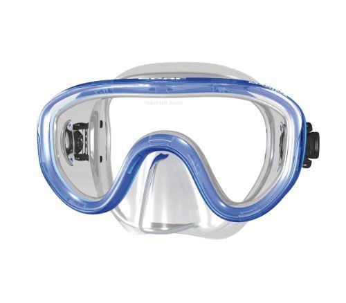 Seac Masque Marina pour enfants, silicone liquide hypoallergenique, verre trempé