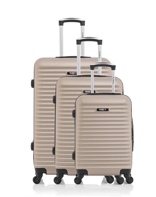 Set de 3 valises BLUESTAR | BRAZILIA Beige en ABS
