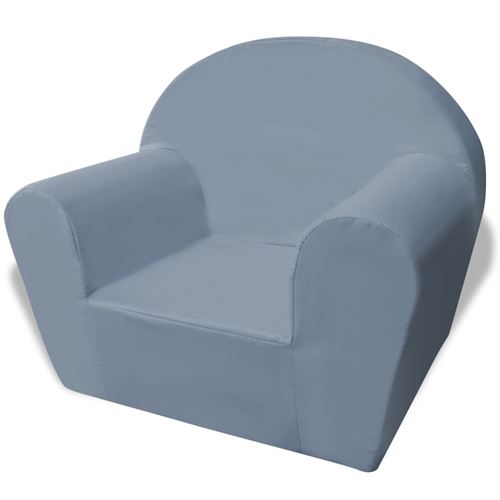 vidaXL Kinderfauteuil grijs