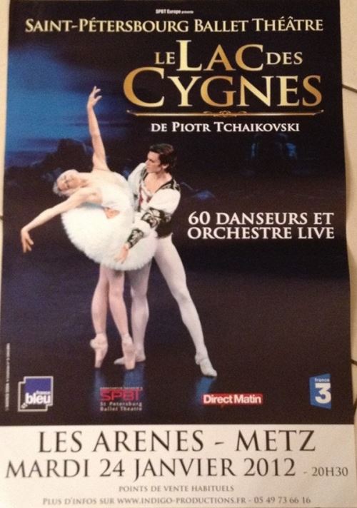 Ballet - Le Lac Des Cygnes - 40x60 cm - AFFICHE / POSTER
