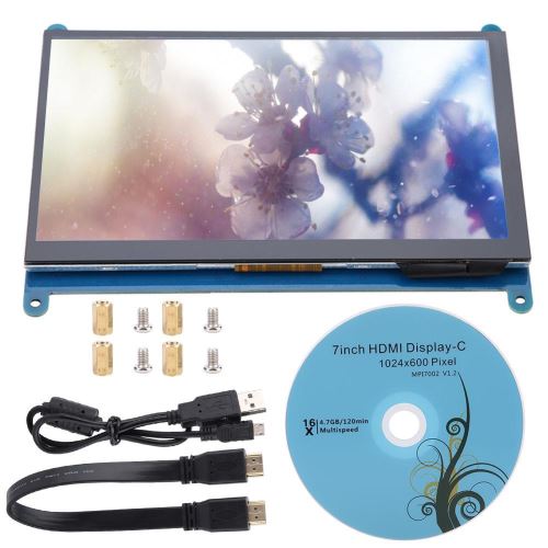 Écran tactile IPS plein écran 7 pouces pour moniteur d'affichage HDMI HD  Raspberry Pi 1024 * 600 - Tablette Graphique - Achat & prix