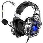 VersionTECH. Casque Gaming pour PSAbox One, Casque PC avec Microphone de Suppression du Bruit Compatible avec Les Jeux Nintendo Switch Ordinateur Portable Mac (Camouflage)