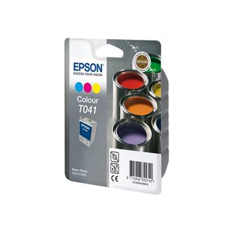 Cartouche encre Epson T040/T041 noir et couleur - Pack de 3 cartouches  compatibles Epson C62 / CX3200