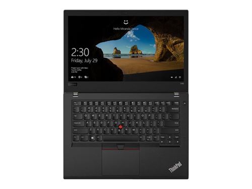 Lenovo ThinkPad T480 20L5 - Intel Core i5 - 8250U / jusqu'à 3.4 GHz - Win 10 Pro 64 bits - UHD Graphics 620 - 8 Go RAM - 256 Go SSD TCG Opal Encryption 2, NVMe - 14" IPS 1920 x 1080 (Full HD) - Gigabit Ethernet - Wi-Fi 5 - noir - clavier : R.-U.
