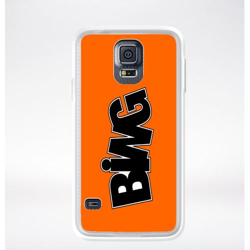 Coque Bing Orange Compatible Samsung Galaxy S5 Transparent