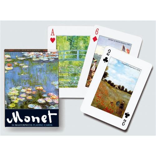 Jeu de 54 cartes - Monet