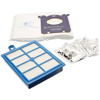 Kit usk1 s bag ultra long performance (4 sacs + filtre hepa 4 Sachets Filtre S Housse Pour Tous Aspirateur Electrolux