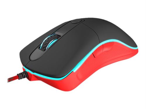 Natec Genesis Krypton 500 - Muis - optisch - 6 knoppen - met bekabeling - USB