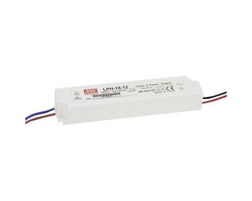 Driver led mean well lph-18-12 12 v dc 1,5 a