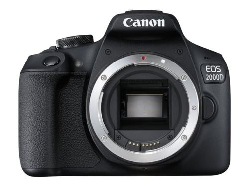 Canon EOS 2000D - Appareil photo numérique - Reflex - 24.1 MP - APS-C - 1080p / 30 pi/s - corps uniquement - Wi-Fi, NFC