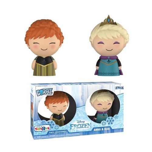2 Figurines Funko Dorbz Disney - La Reine des Neiges: Elsa & Anna - Exclusive