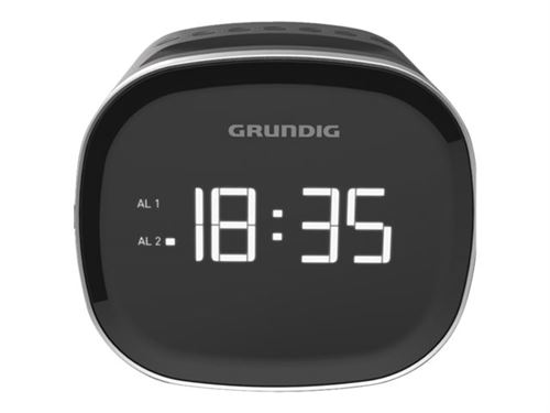 Grundig SCN230 - Radio-réveil - 1.5 Watt - noir