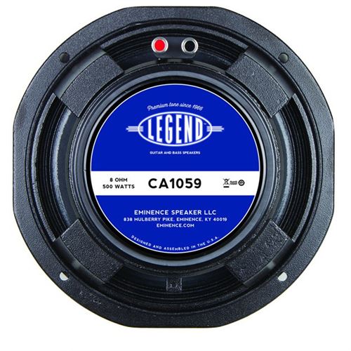 Eminence Legend CA1059 haut-parleur 10 pouces 500 watts 16 ohms