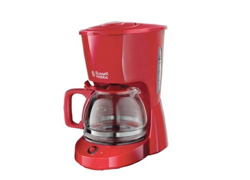 Cafetière textures rouge