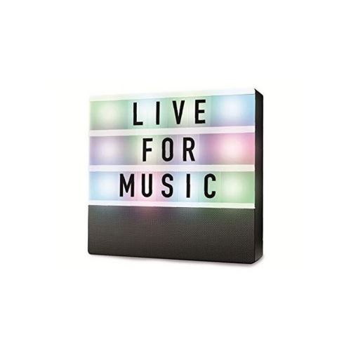 Haut-parleurs bluetooth Denver Electronics BTL-50 LED Noir