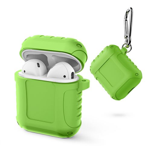 Coque en silicone WISETONY souple antichoc pour Apple AirPods1 - Vert