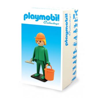Playmobil - Statuette Nostalgia Collection Ouvrier Maçon 21 cm