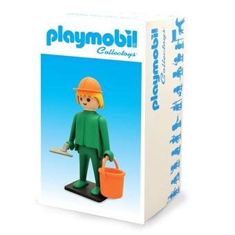 Playmobil - Statuette Nostalgia Collection Ouvrier Maçon 21 cm
