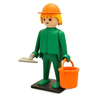 Playmobil - Statuette Nostalgia Collection Ouvrier Maçon 21 cm