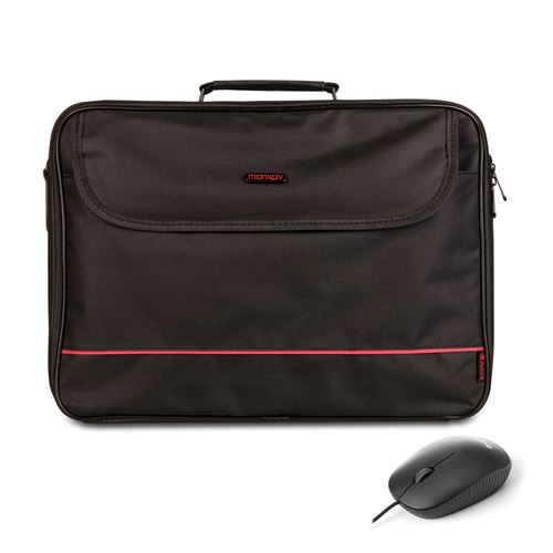 ngs sacoche ordinateur portable ngs monray bureau kit 16max avec souris usb (noir) noir