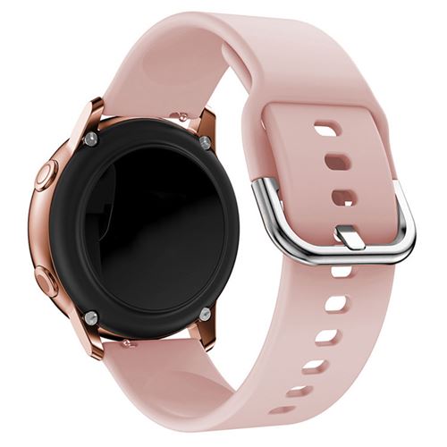Non Communiqué Rose Bracelet Sport En Silicone Simple Pour Samsung Galaxy Watch Active2 / Active,