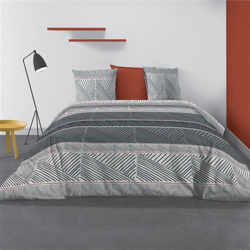 Parure de lit Casbaloz imprime 240 x 220 cm Les Ateliers du Linge