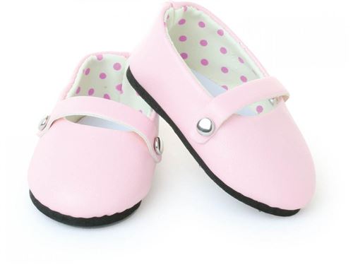 Petitcollin - Ballerines à bride roses int. blanc pois roses T. 39 / 40 / 44 / 48 cm