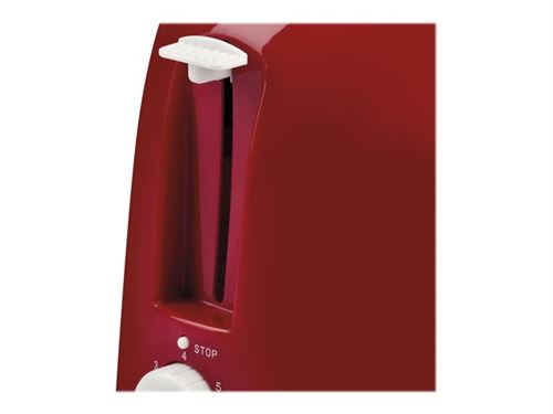 Girmi TP10 - Broodrooster - 2 plak - 2 Slots - rood