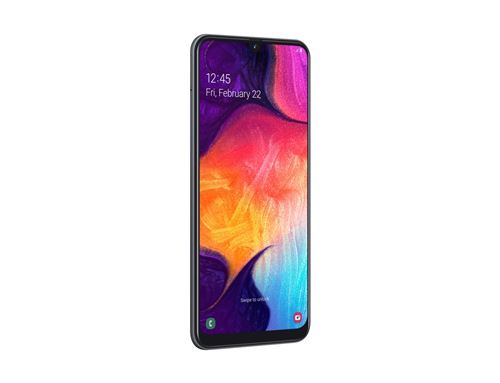 Samsung Galaxy A50 - Enterprise Edition - 4G smartphone - double SIM - RAM 4 Go / Mémoire interne 128 Go - microSD slot - écran OEL - 6.4