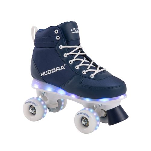 Hudora 13123 Roller Skate Advanced, Marine LED pointure 35/36