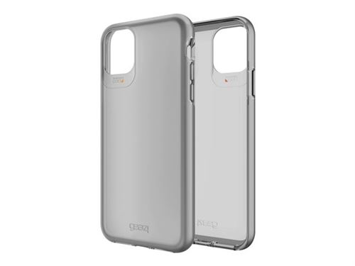 Gear4 Hampton - Achterzijde behuizing voor mobiele telefoon - polycarbonaat, D3O - donkergrijs - slank ontwerp - voor Apple iPhone 11 Pro Max