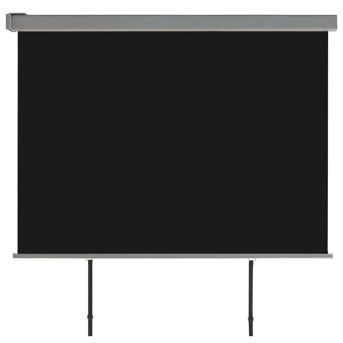 vidaXL Auvent latéral de balcon multifonctionnel 180 x 200 cm Noir