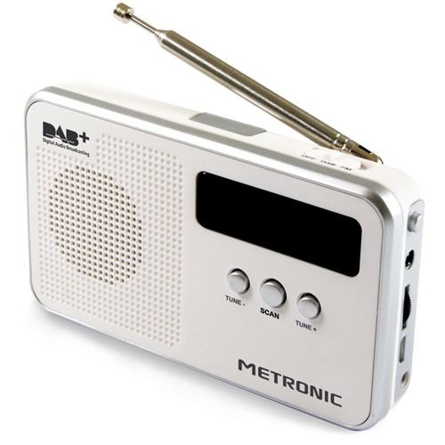 RADIO Numérique DAB METRONIC 477250 blanc