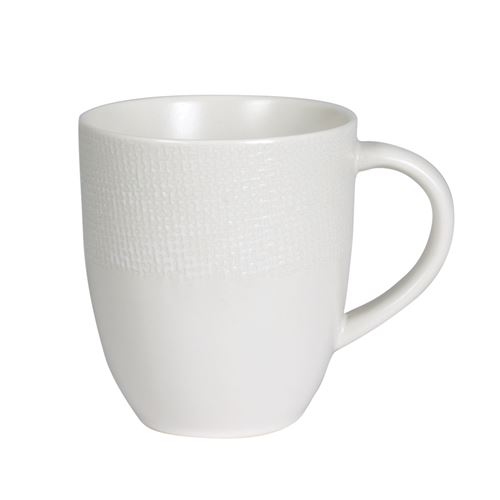 Table Passion - Mug Vésuvio - 30 cl - Lot de 6 - Blanc - Grès - Image 2