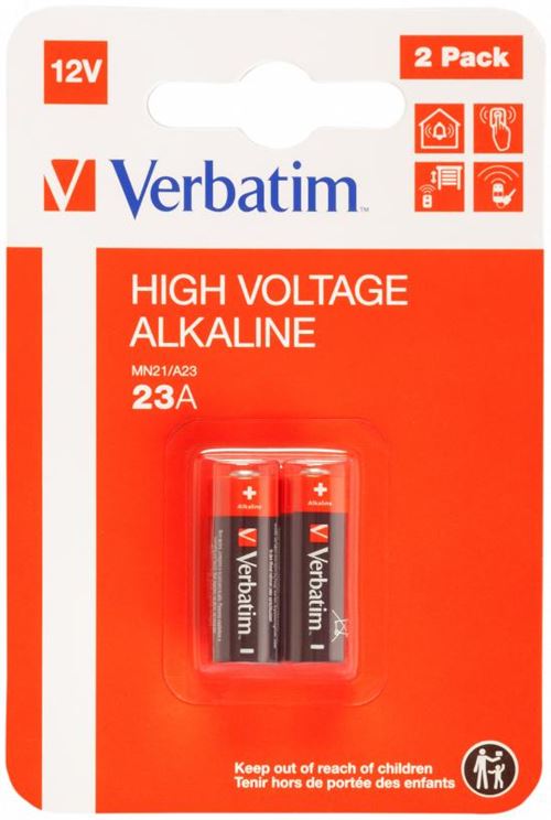 Verbatim - Batterie 2 x A23 - Alcaline