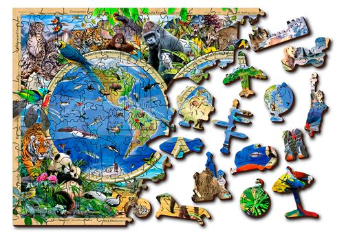 Puzzle en bois - Rectangulaire - 500 pcs - Jardin de la nature, Puzzle  adulte, Puzzle, Produits