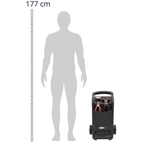 Chargeur de Batterie de voiture - aide au démarrage - 12 / 24 V - 70 A - Compact | MSW